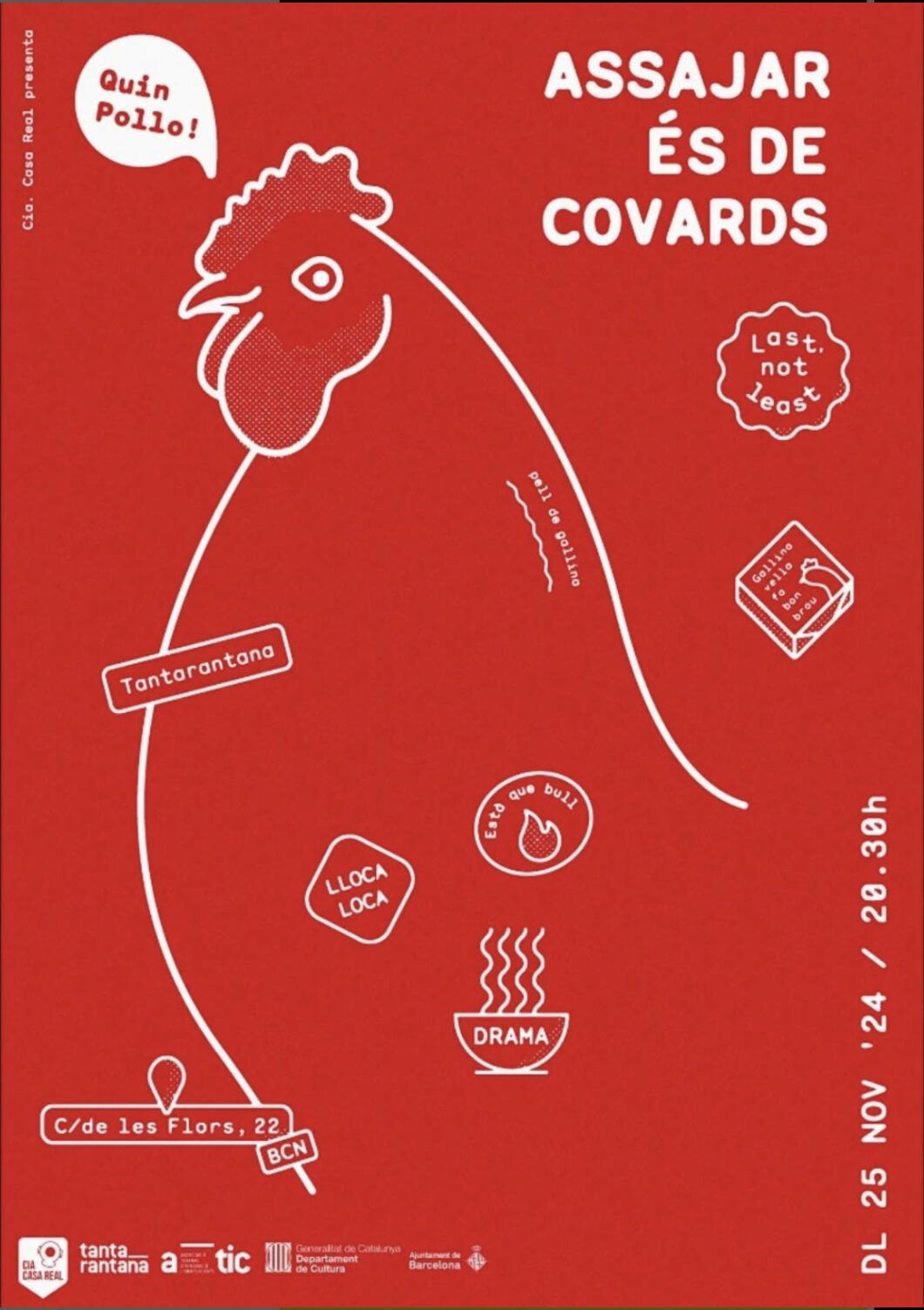 Cartell AEDC novembre 2024 de Mònica Molins